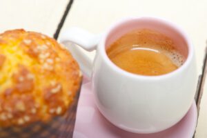 Kaffee und Muffin zum Erstgespräch