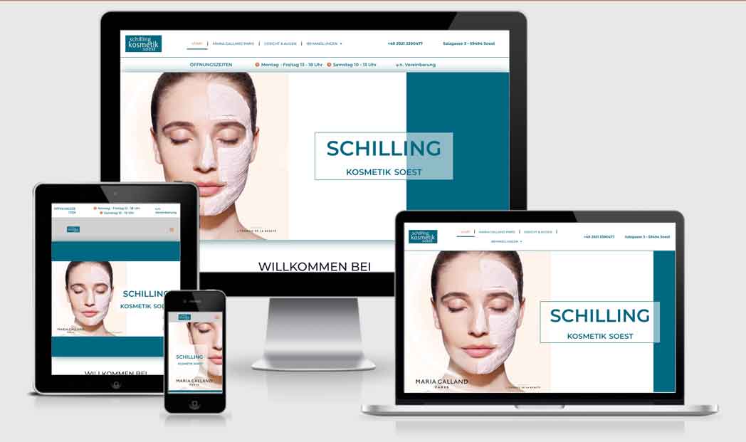 Webdesign Kosmetikstudio